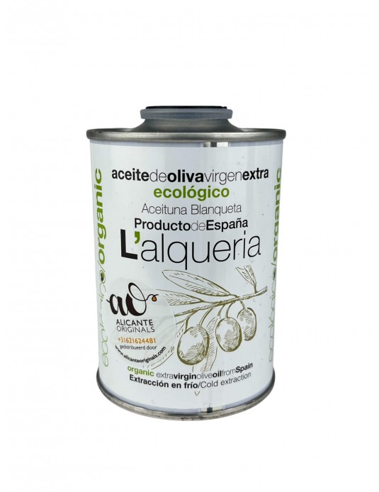 Organic extra virgin olive oil Blanqueta 250ml