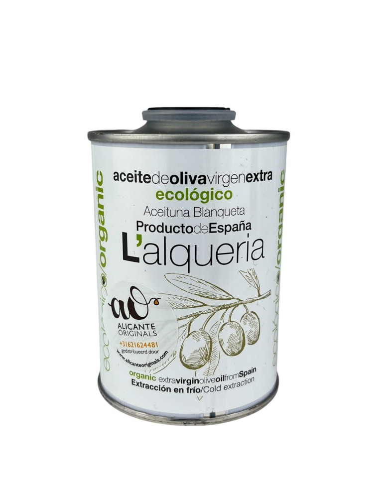 Organic extra virgin olive oil Blanqueta 250ml