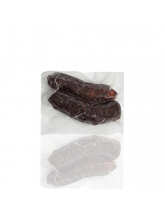 Semi-dry onion/blood sausage.