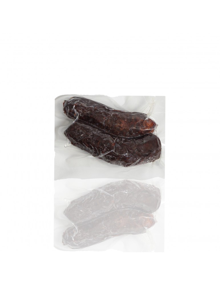 Semi-dry onion/blood sausage.