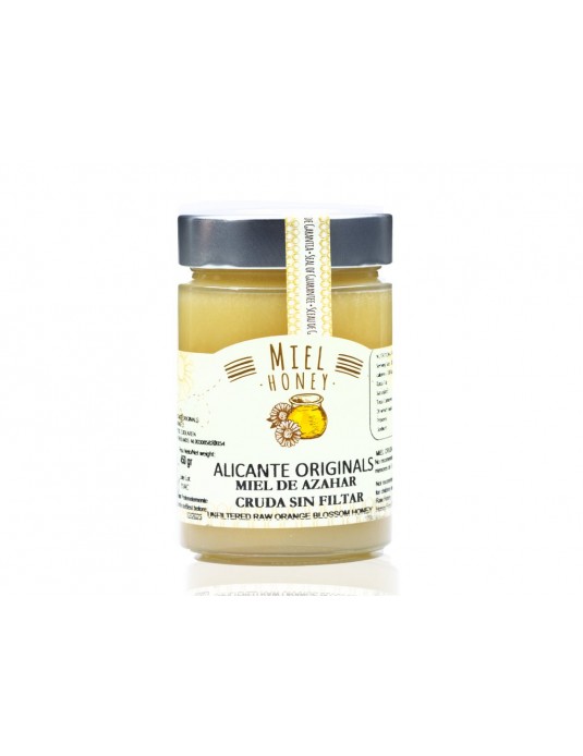 Raw UNFILTERED Orange blossom honey 450grs.